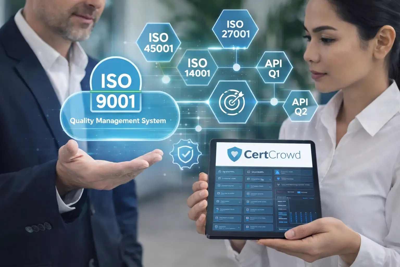 ISO certification and quality management tools